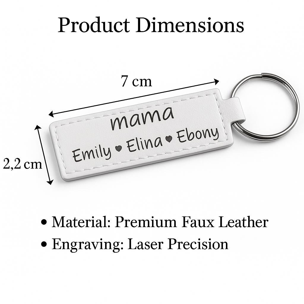 Personalized Leather Keychain,Custom Leather Keyring, Engraved Keychain Gift, Mens Keychain, Womens Keychain, Handmade Keychain, Key Holder